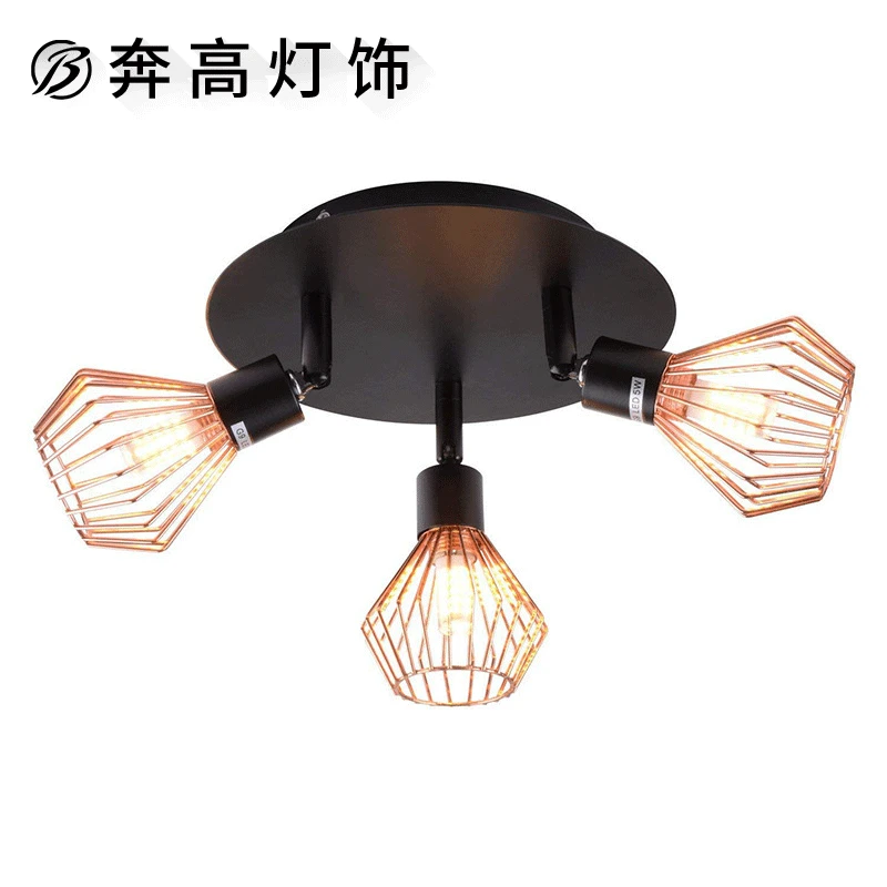 

Northern European-Style Creative Ceiling LED Living Room Bedroom Simple Decoration Adjustable Lamps Three Head G9 Ceiling Spotli