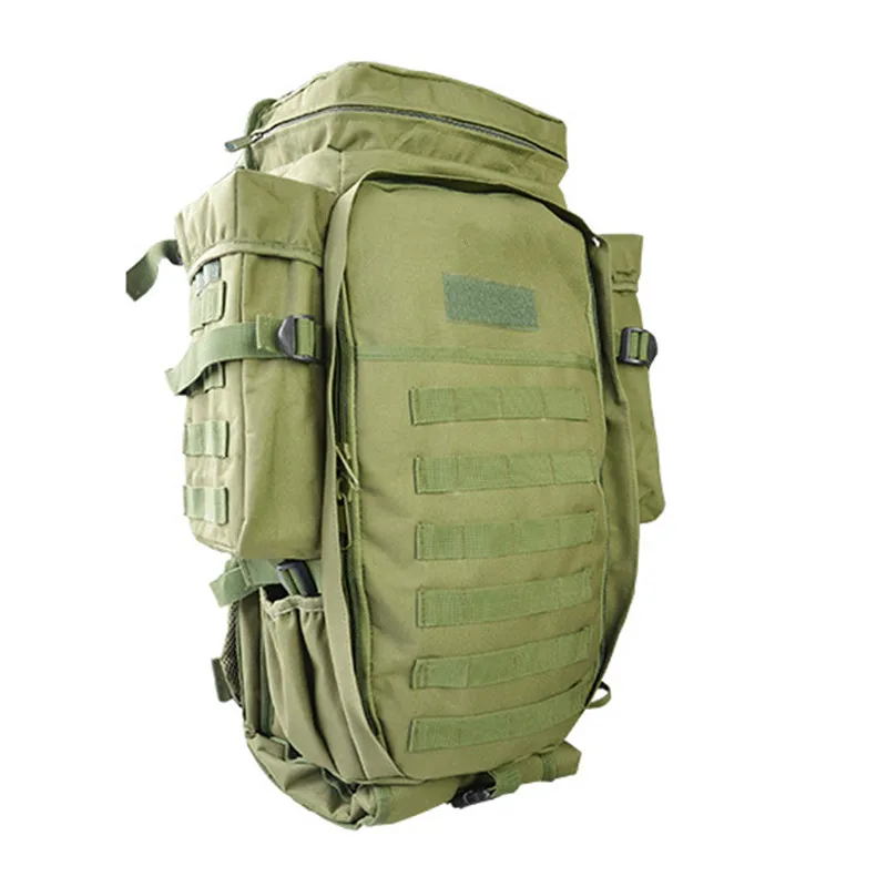 green Военный рюкзак тактический армейский Рюкзак Molle большой емкости походный альпинистский охотничий рюкзак прочный походный боевой Cs сумки - Цвет: green