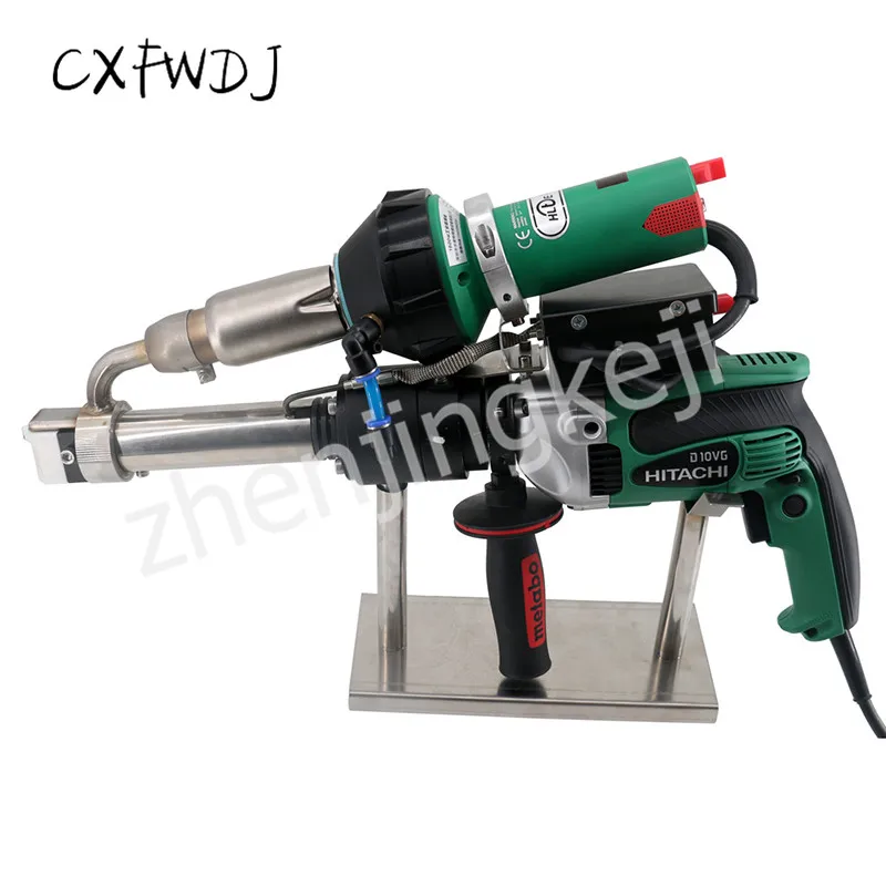 

Extruded Plastic Welding Torch PPPE Hot air Plastic Squeeze Large Welding Torch Supporting Tip With Flat Tip Welding Torch