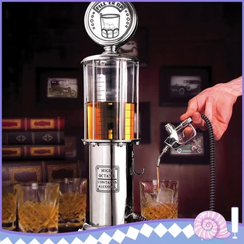 

Bar Measures Wine Dispenser Beverage Machine Vintage Gas Pump Liquor Dispenser 900ml Vintage Drink Dispenser Bar Measures