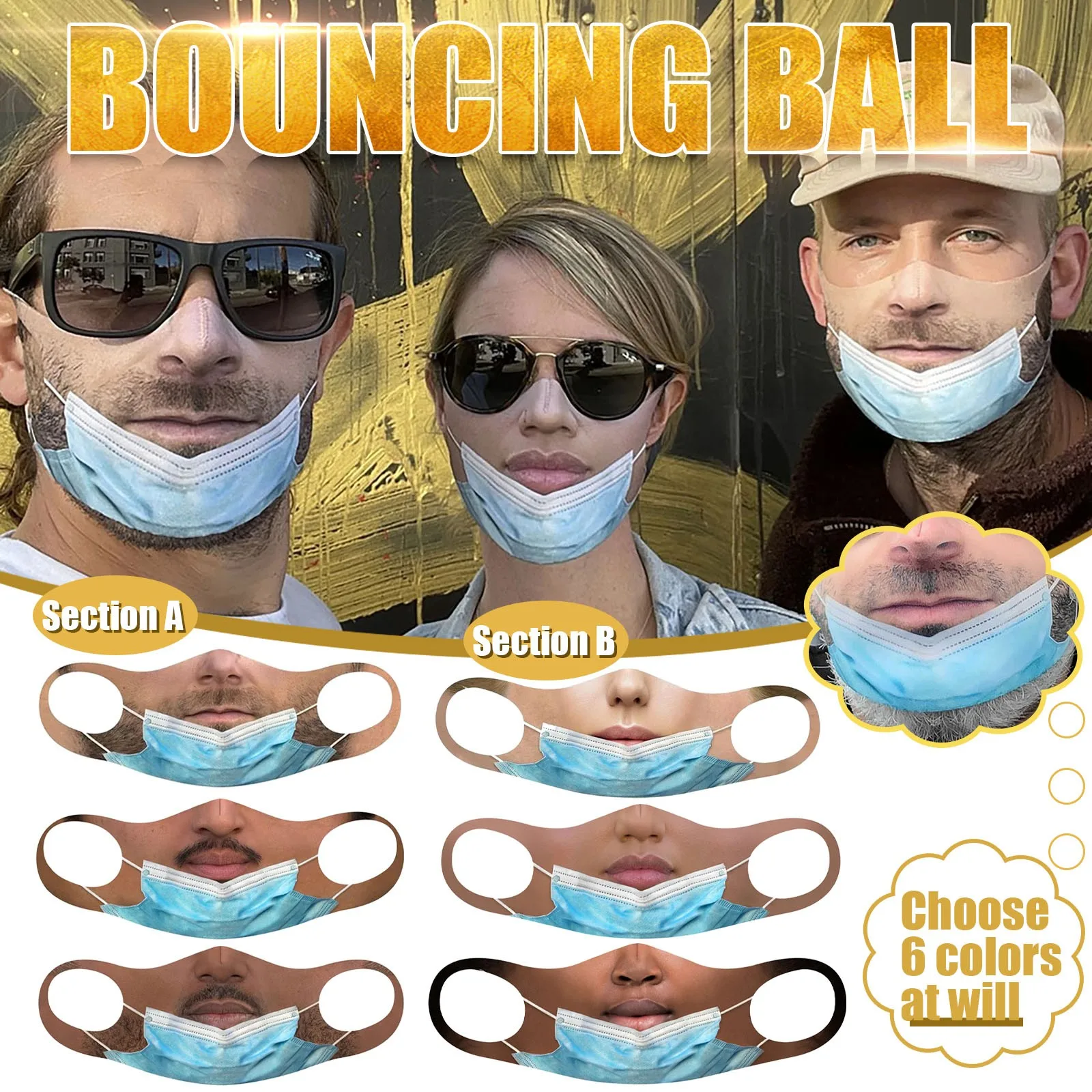 Маска для лица многоразовая с принтом женщин и мужчин удобная моющаяся |