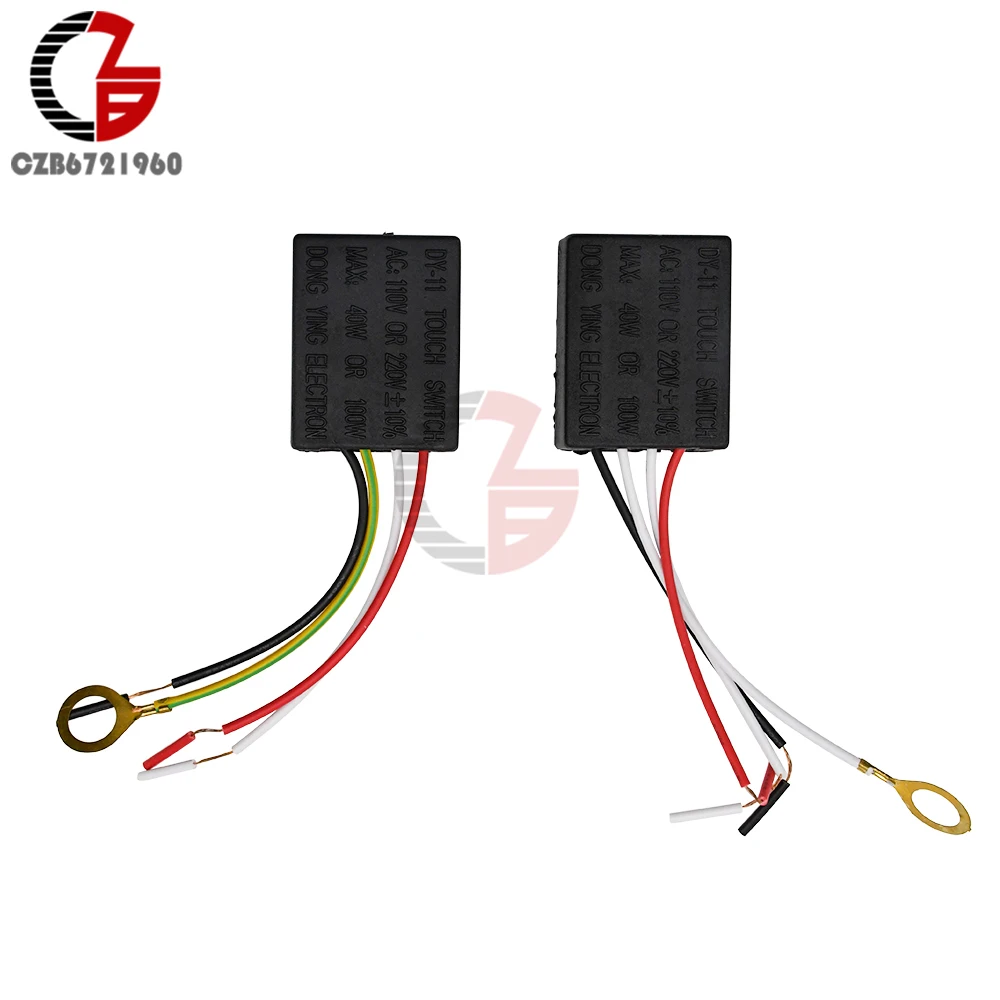 Touch Control Sensor Table Light Parts On off 1 Way Bulb Lamp Switch AC 220V
