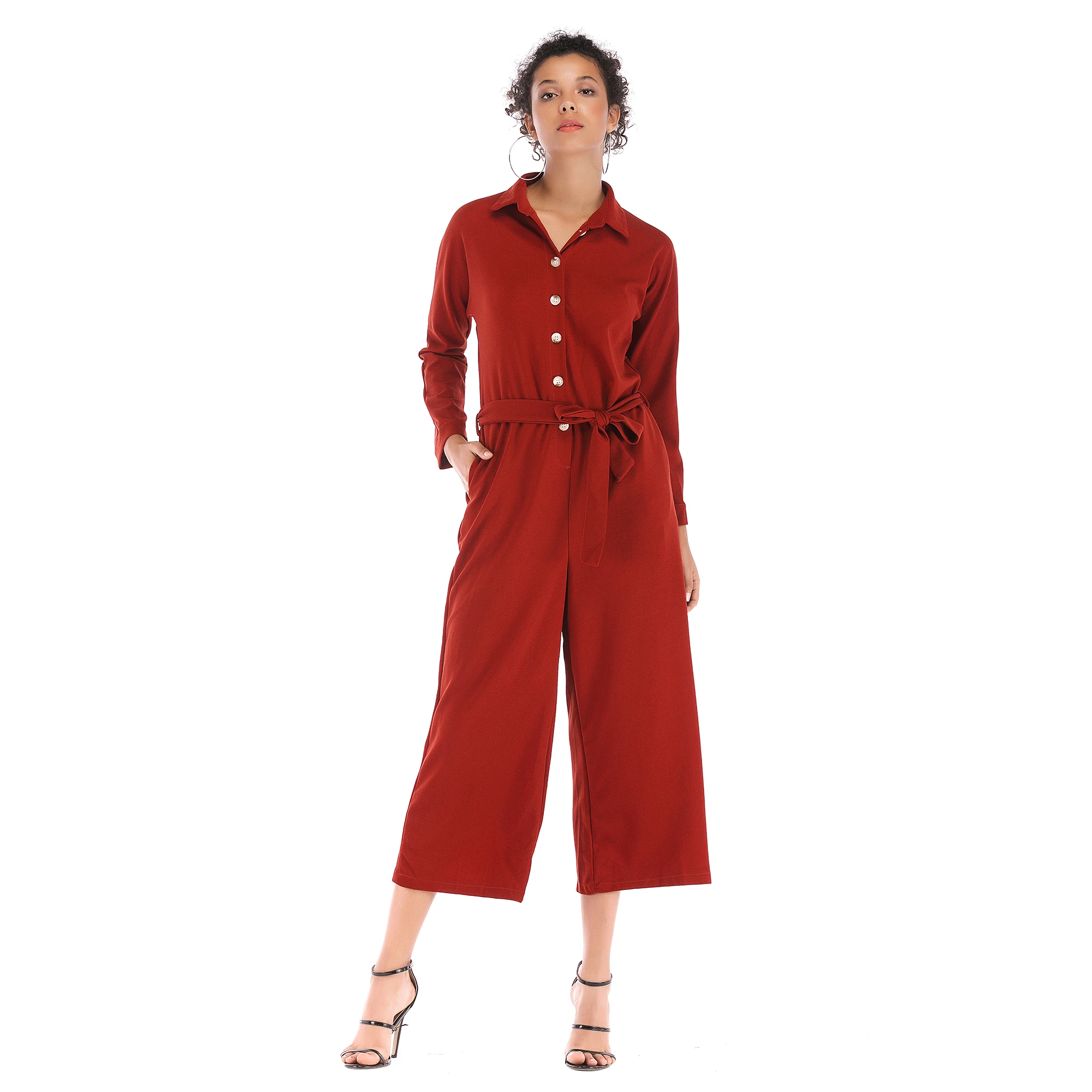 maroon polo jumpsuit