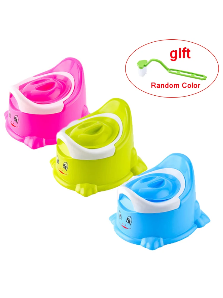 Orinal portátil para bebé, orinal de aumento de tamaño bonito, silla de entrenamiento con tapa de almacenamiento extraíble, fácil de limpiar