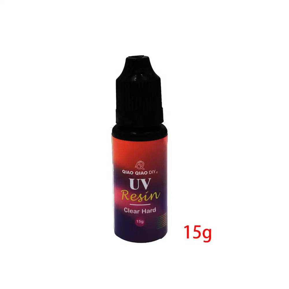 15g УФ полимеризация смолы эпоксидной смолы жесткий ультрафиолетовый клей для DIY ювелирных изделий M8694 - Цвет: 15g