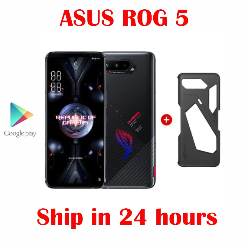 Смартфон Asus ROG 5 Snapdragon 888 6 78 дюйма AMOLED 144 Гц 65 Вт Hyper Charge 6000 мАч 64 мп NFC глобальная