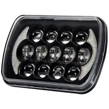 

5x7 7x6inch 105W Rectangle C-ree LED Headlight Headlamp DRL for J-eep W-rangler
