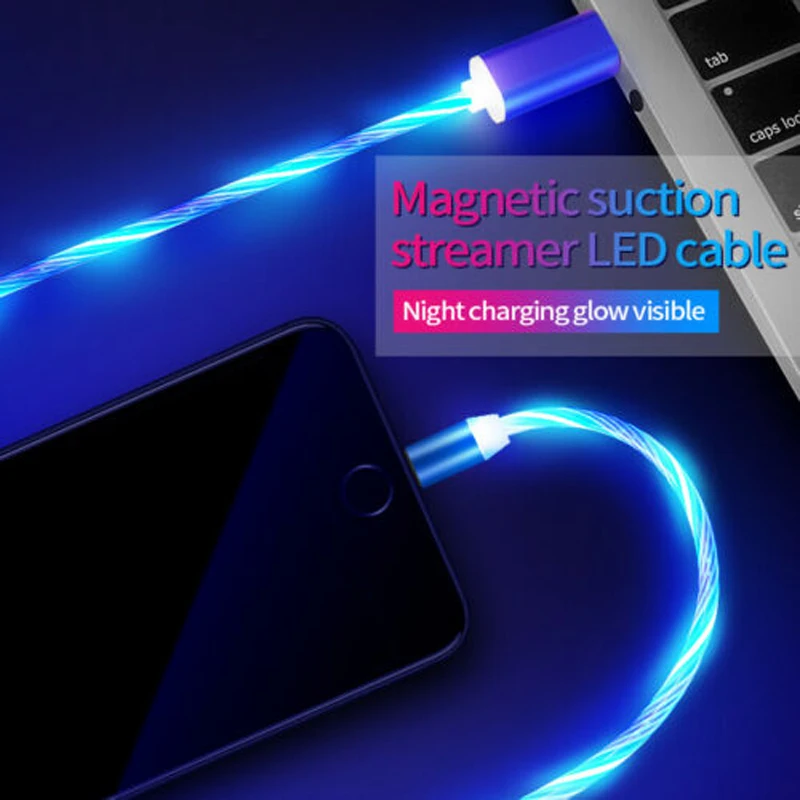 3 в 1 светодиодный магнитный зарядный кабель Micro USB для Xiaomi Redmi Max Mix 2 2S Play 5 6 8 5A 5S 5X 6X
