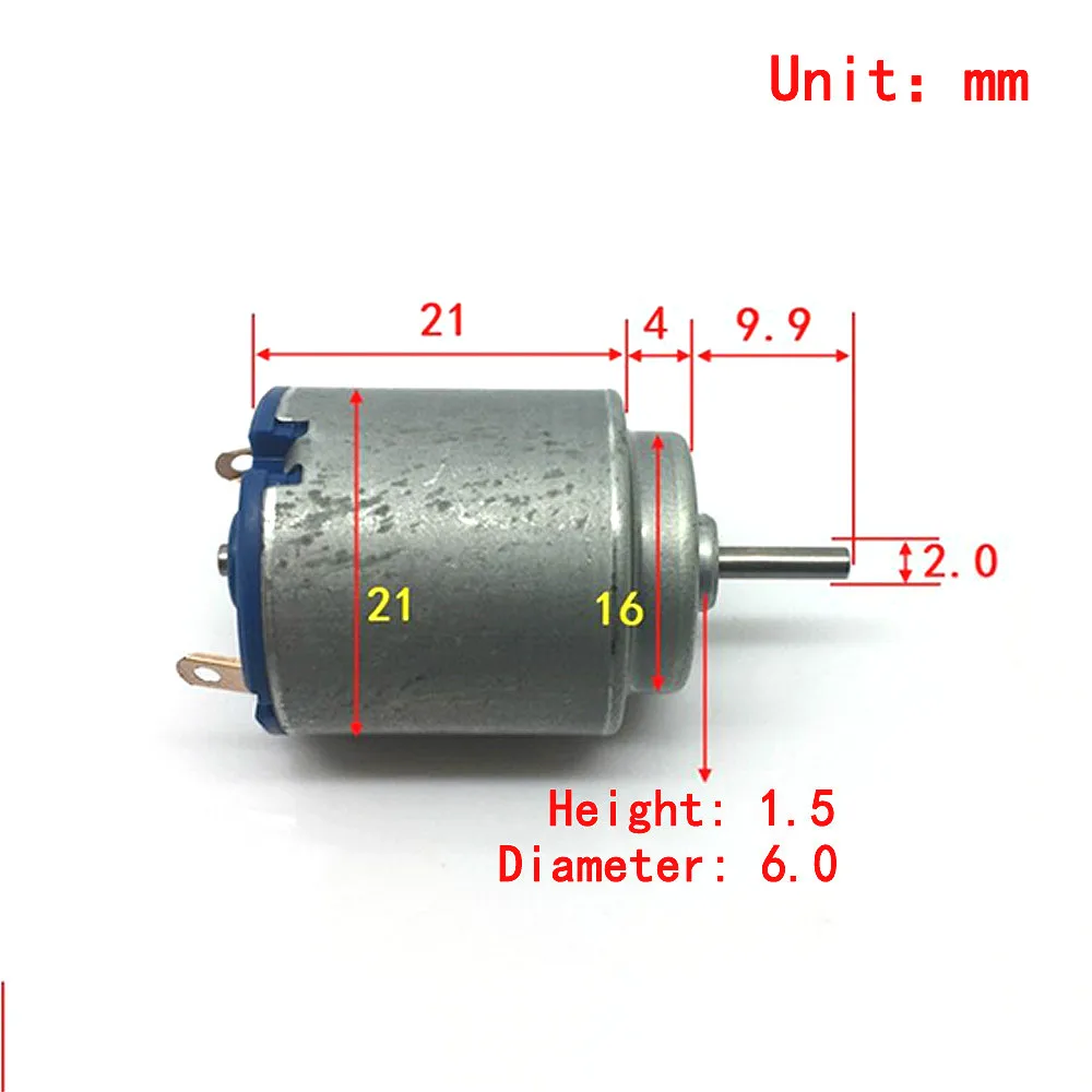 5 x RC Boat Model Toys DIY DC 1.5-3V 12000RPM Electric Micro Motor