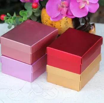 

8x6.5x3.8cm Color Kraft Present Box Handmade Soap Packing Box Craft Cardboard Gift Box Wedding Favor Boxes 10Pcs