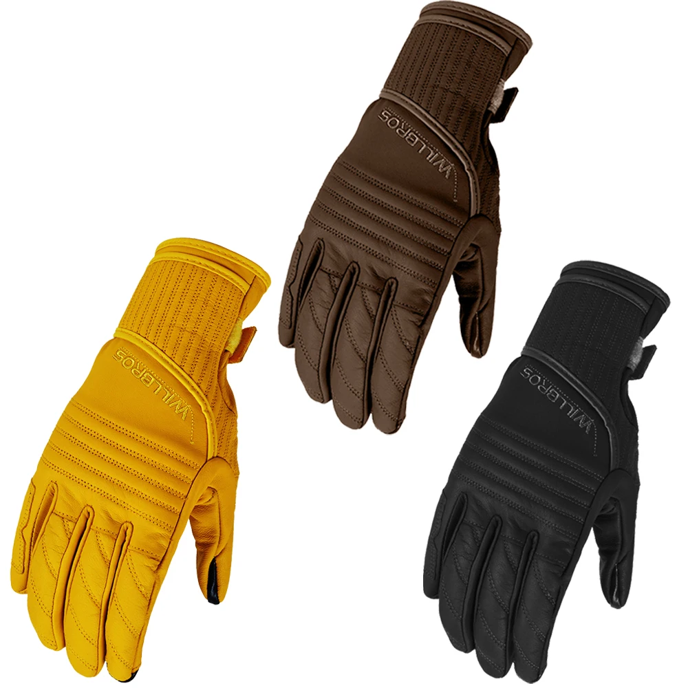 Guanti Touch Screen Abbey Road Retro Classic Guantes Moto Mtb Atv Bike Riding Street Moto Leather Luvas Mens