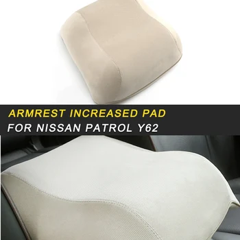

Central Storage Box Armrest Increased Pad Support Interior Accessories for Nissan Patrol Y62 Auto Car Styling
