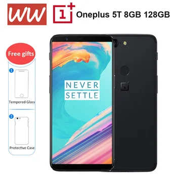 

Oneplus 5T Mobile Phone 8GB 128GB 6.01" Octa Core Dual SIM Fingerprint NFC Android Snapdrago 835 GPS One plus 5T 4G Smartphone