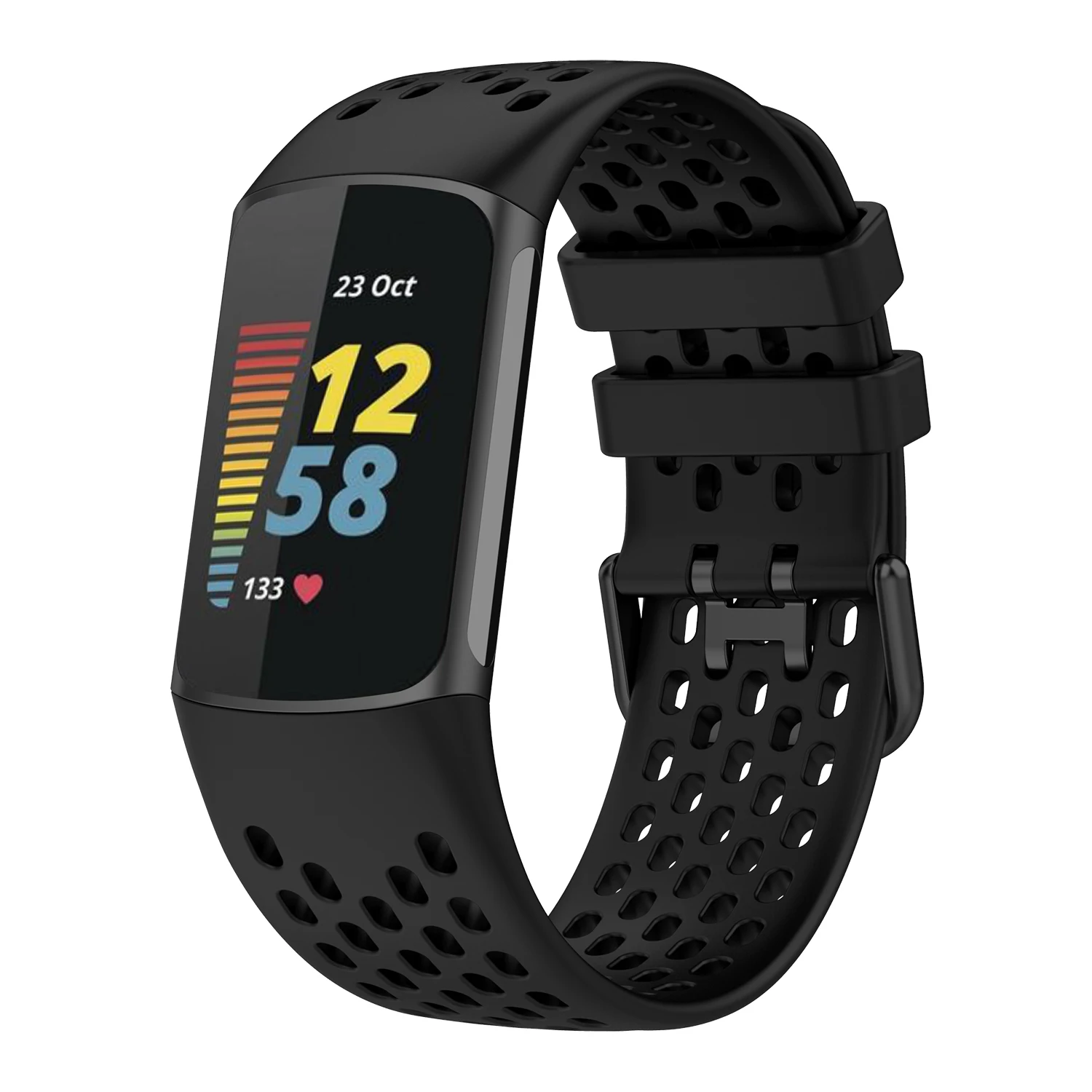 Strap For Fitbit Charge 5 Smart Watch Band Sports Breathable Strap Silicone Wristband For Fit Bit Charge 5 Bracelet Accessories