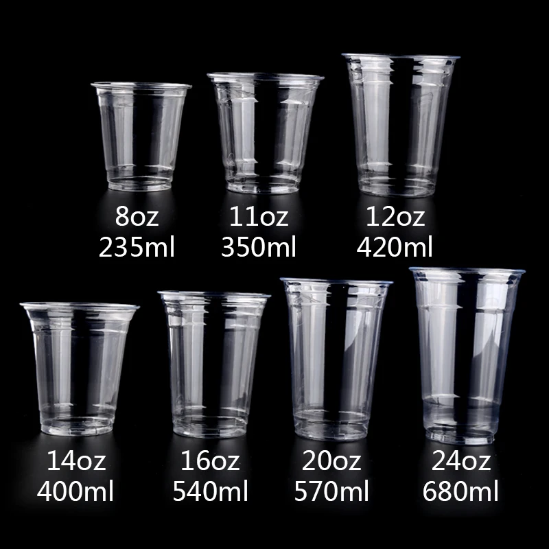 Plastic Cup Sizes Oz