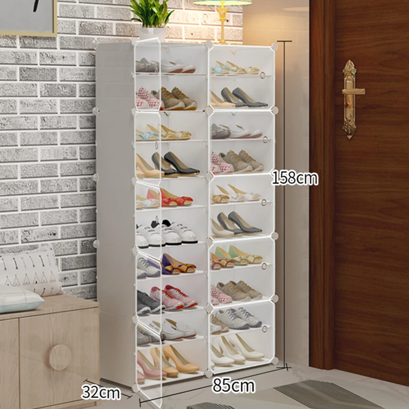 Бесплатная комбинация Shoebox стальная рама пластиковый шкаф кроссовки сапоги