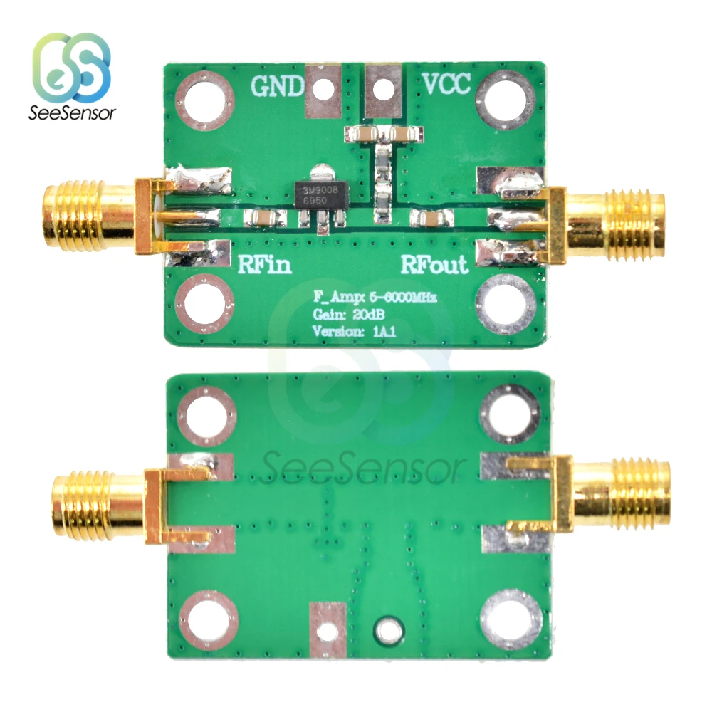 RF wideband low noise amplifier 53500MHz gain 20dB high frequency