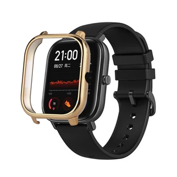 

Bakeey Plating Color PC Watch Cover Watch Case Cover Protector for Amazfit GTS Smart Watch Blue Pink Gold Smart Accessories