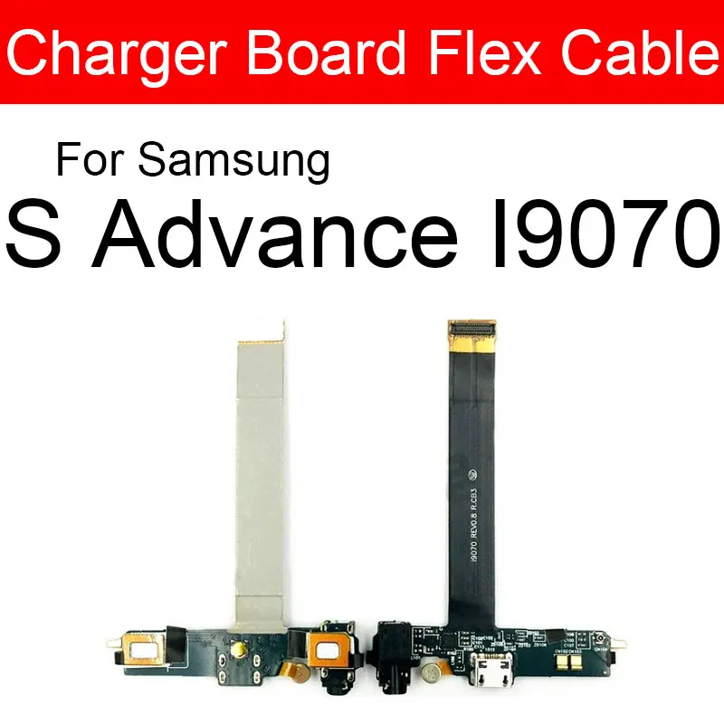 USB зарядное устройство Порт Разъем плата гибкий кабель для Samsung Galaxy S Advance R Стиль S2