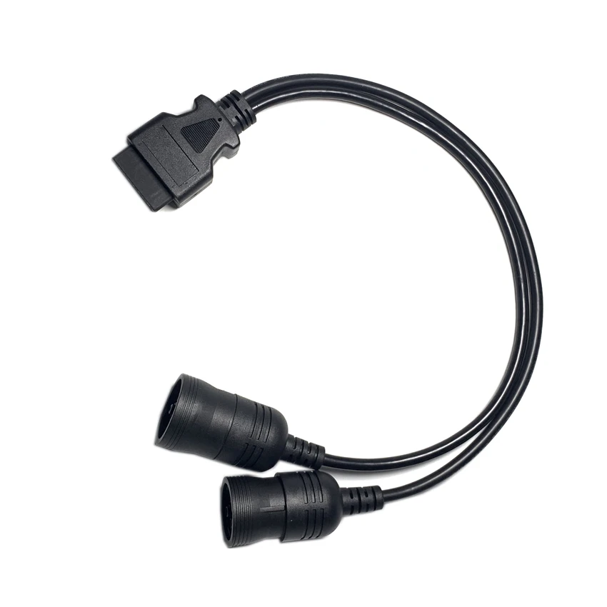 Горячая J1708 грузовик Y кабель OBD2 16pin/9pin к J1708 6pin/J1939 9pin лучший кабель переходника диагностики Y КАБЕЛЬ