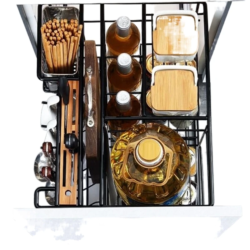 Corredera шкаф для хранения Cestas Para Organizar мытья посуды из нержавеющей стали Cocina