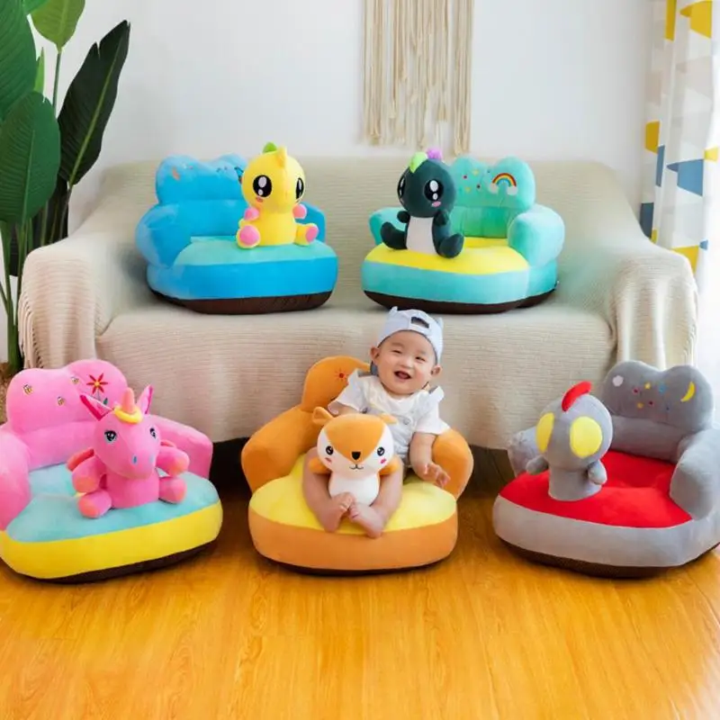 Funda de asiento de apoyo para sofá de bebé, cubierta para silla de alimentación, para aprender a sentarse, para niños, de nido, sin algodón