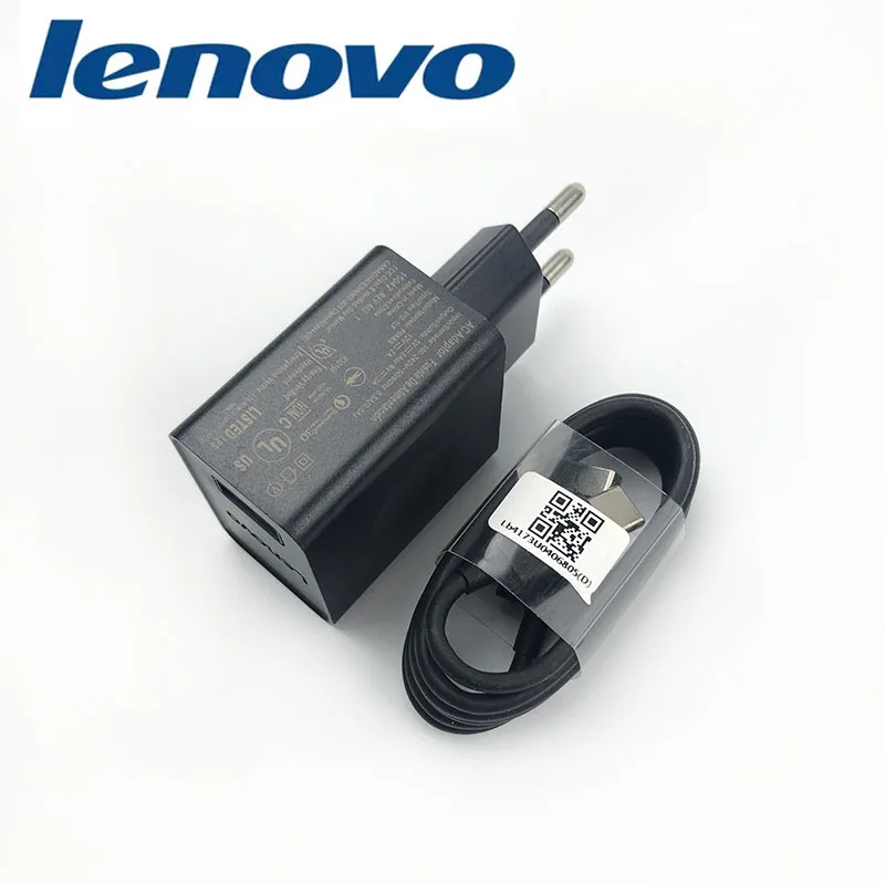 Lenovo быстрое зарядное устройство адаптер питания ЕС QC 3,0 Быстрая Зарядка Тип USB C кабель для z6 pro z5 z6 k5 pro P68AS мобильный телефон - Тип штекера: With type c