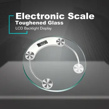 

Electronic Weighing Scale Household Body Bathroom Scale LCD Tempered Glass Backlight Digital Display Weight Scale Sale
