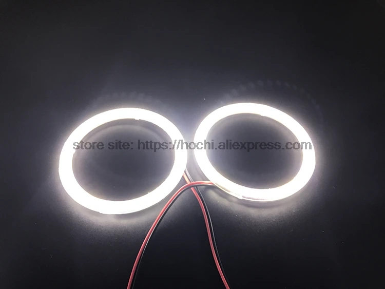 HochiTech Ultra bright SMD white LED angel eyes 2000LM 12V halo ring kit daytime running light DRL for Volvo S80 S80L 2012