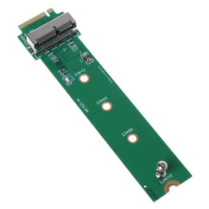 Для MacBook Air Pro 12+ 16 контактов SSD на M.2 ключ M(NGFF) PCI-e адаптер конвертер карта для ПК Компьютерные аксессуары 24BB