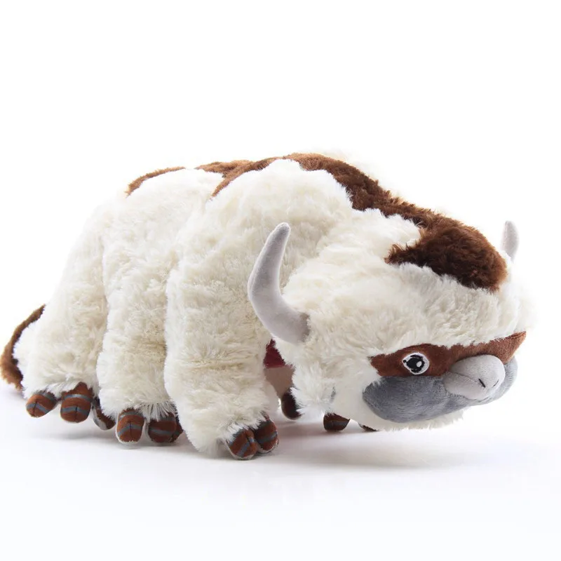 Большой размер аниме Kawaii Аватар Последний Airbender Appa плюшевые игрушки сериал плюшевые Appa Аватар Momo летучая мышь мягкие куклы детские игрушки - Цвет: 53cm