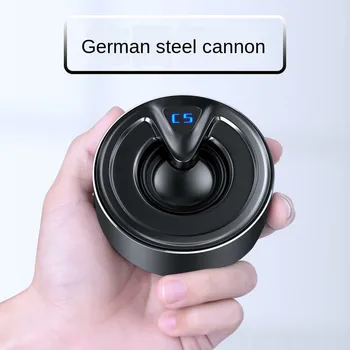 

Bluetooth Speaker Mini Heavy Bass Metal Small Steel Cannon Sound Column with TWS Dual Channel Wireless Bluetooth MP3 Player