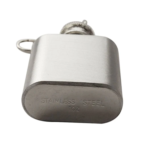 1 oz Mini Pocket Stainless Steel Wine Bottle