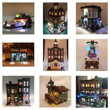 

Lepining LED Light MOC 16001 16004 16008 16050 16060 17002 17005 17008 21204 45014 Building Block 06083 20086 21318 21309 10221