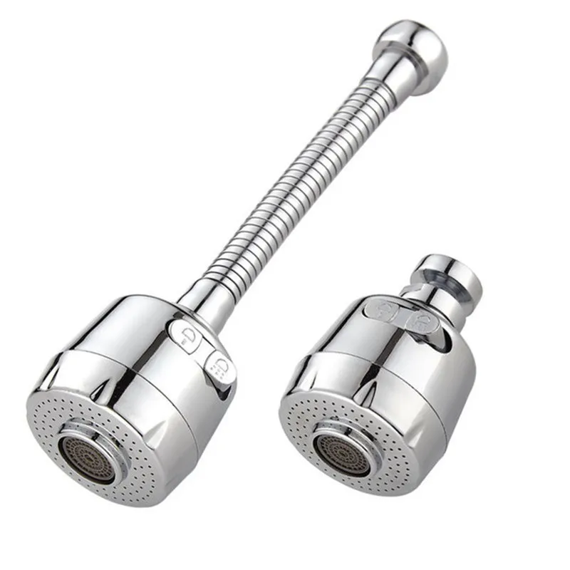 

360° Rotatable Kitchen Tap Head Water Saving Faucet Extender Sprayer Sink Spray Aerator 2 Modes Bathroom Accessories