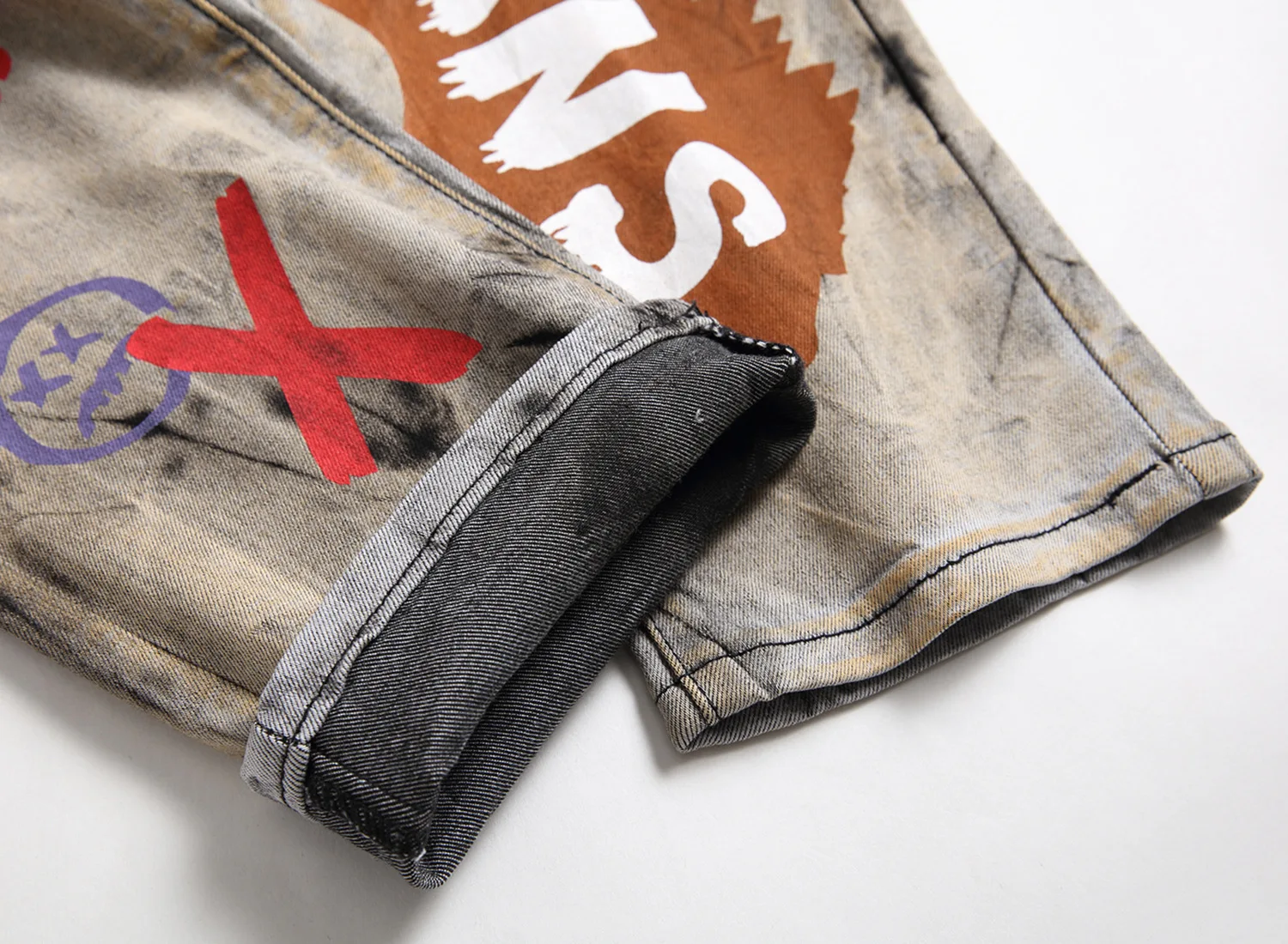 Men’s Tie-Dyed 3D Jeans Men’s Tie-Dyed 3D Jeans