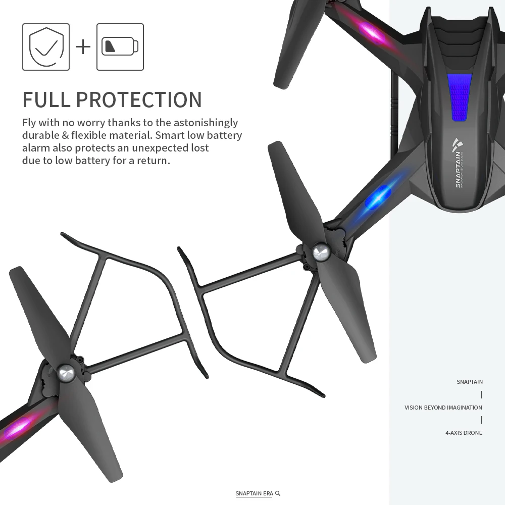 SNAPTAIN S5C Camera drone WiFi FPV 1080P HD Camera Professional Quadcopter Voice control Gravity Sensor RTF Gift For Kids toy SNAPTAIN S5C Camera drone WiFi FPV 1080P HD Camera Professional Quadcopter Voice control Gravity Sensor RTF Gift For Kids toy