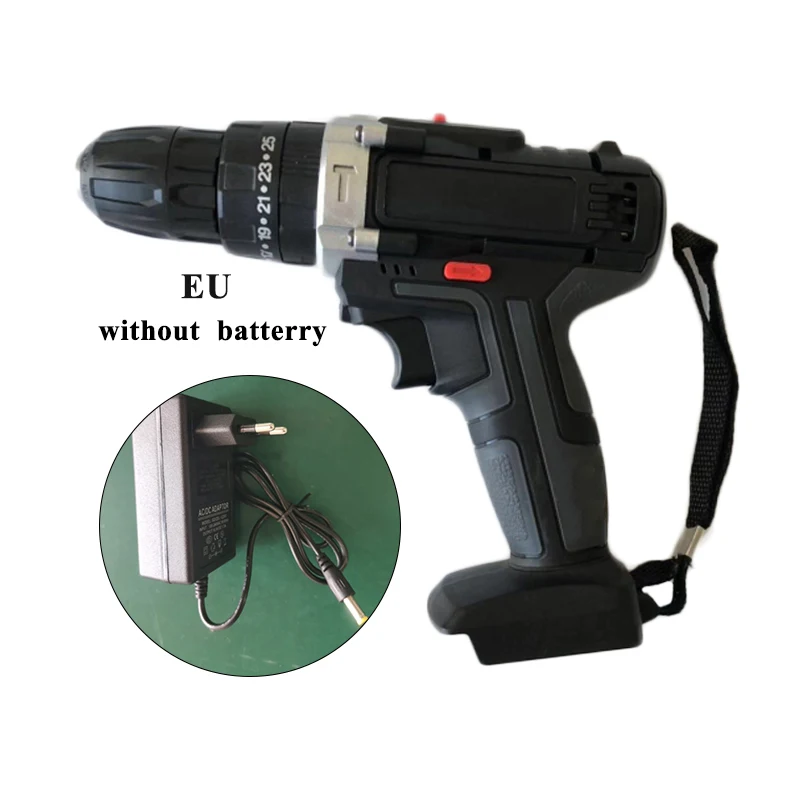 

1 set Electric Cordless 36V 25 + 3 3/8 inch without Impact Wrench Electric Drill new arrival tool parts