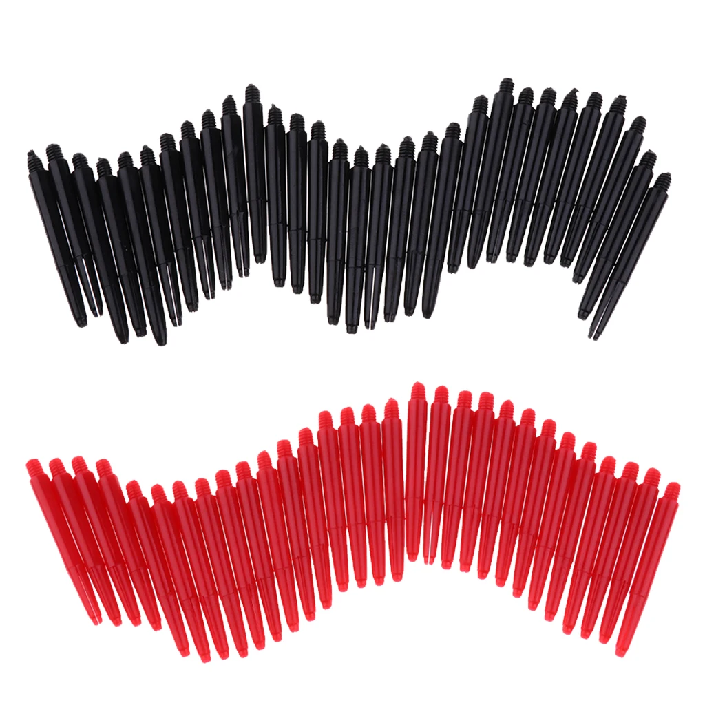 Pack Of 60 Durable Nylon 2BA Thread Shafts  Stems M 43mm - Red & Black