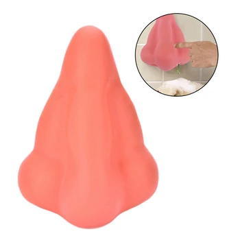

New Fun Soap Dispenser Nose Shaped Suction Cup Shower Shampoo Gel Dispensers Bathroom Accessories