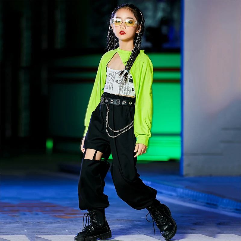 Jazz Costume Hip Hop Clothes For Kids 
