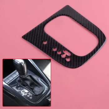 

DWCX Carbon Fiber Black Inner Center Console Gear Shift Box Panel Sticker Trim Decoration Cover fit for VW Golf 6 MK6 2008-2012