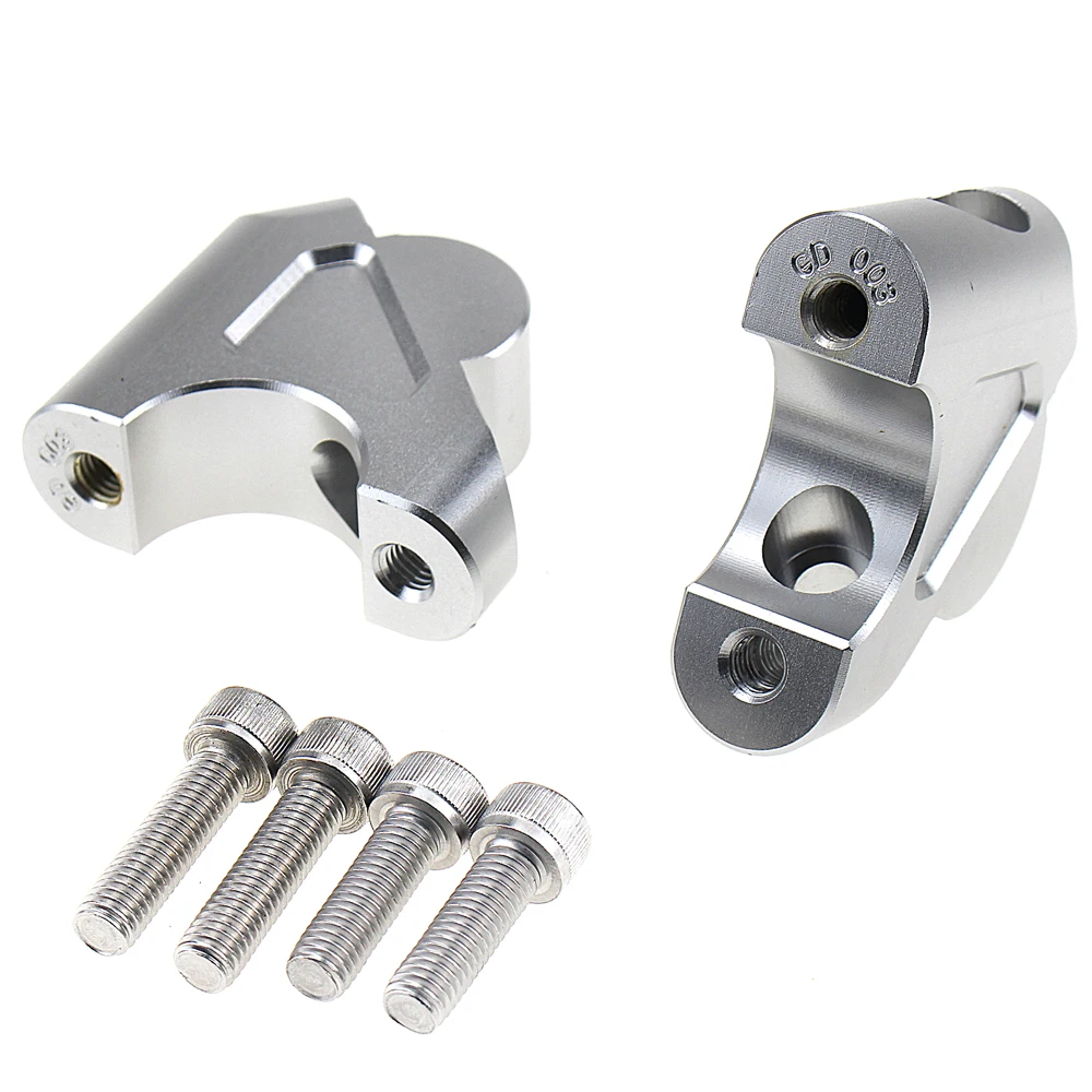 2PCS 32mm CNC Machining R 1200 GS R1200 GS Handlebar Risers Bar Clamp Extend Adapter with Bolts for BMW ADV- R1200GS LC