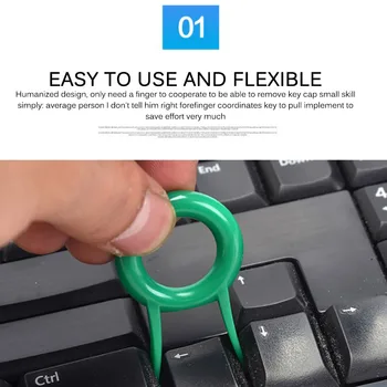 

Random Color Smooth Mechanical Keyboard Keycap Puller Remover For Keyboards Key Cap Fixing Tool Fixing Cleaning Key Cap