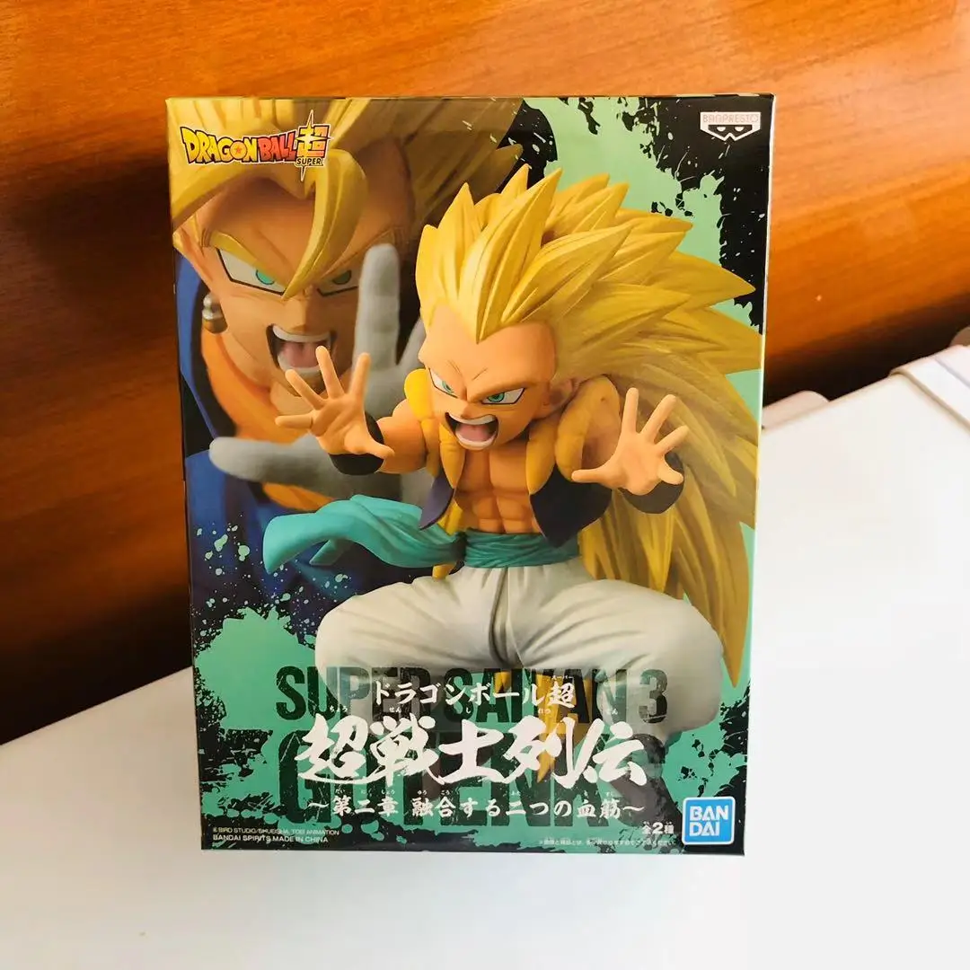 Оригинальный BANPRESTO Dragon Ball Z DBZ SSJ3 Gotenks фигурка фигурок модель куклы Brinquedos | Игрушки