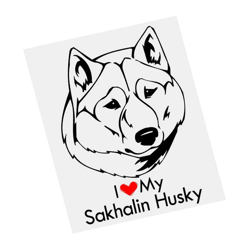 Autoaufkleber Siberian Husky Vinyl Hund Lustige Aufkleber Styling