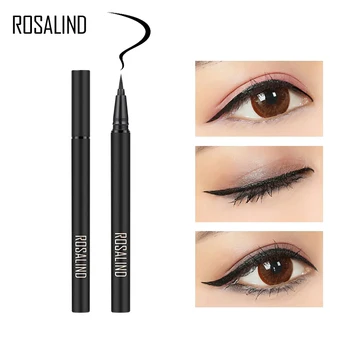 

ROSALIND 1PCS Black Long Lasting Eye Liner Pencil Waterproof Eyeliner Smudge-Proof Cosmetic Beauty Makeup Liquid TSLM1