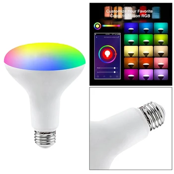 

9w Smart LED Light Bulb RGBCW WiFi Voice Control Dimmable Wi-Fi RGB Color Group Control