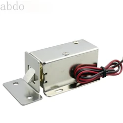 Petite serrure électromagnétique à verrou électrique, 12v dc 0,8 a, verrou électronique pour tiroir, armoire à fichiers 