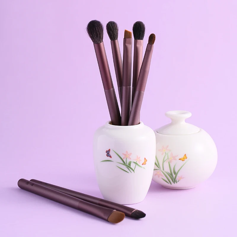 Professional Makeup Brushes Set Soft Synthetic Fiber Goat Horse Hair Powder Blush Eye Shadow Eyebrow Brush Make Up Brush Kit